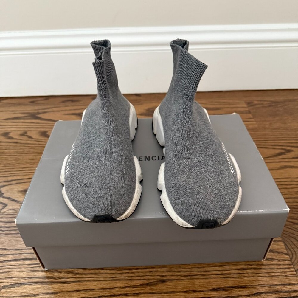 Balenciaga Speed Trainer Grey Size 38 - Picture 2 of 5